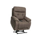 Mega Motion MM-3712 Power Lift Recliner in mink color, shown with lift mechanism lifting up tilting seat forward to help user stand up