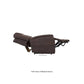 Dark Brown Mega Motion MM-3730 Lift Chair with lumbar support, reclined to a near-flat position, resembling a bed to sleep comfortably