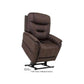 Dark Brown Mega Motion MM-3730 Lift Chair with Lumbar support, showing lift mechanism lifting up tilting seat forward to help user stand up on their own
