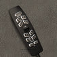 Black Mega Motion remote controlling the headrest, lumbar area, back, legrest and tilt function